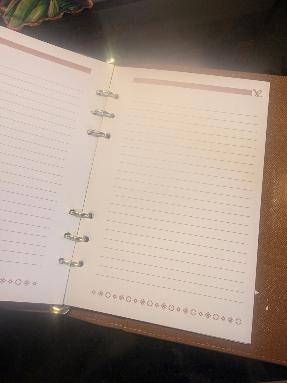 Inspired Monogram agenda with inserts - Picture 9 of 16